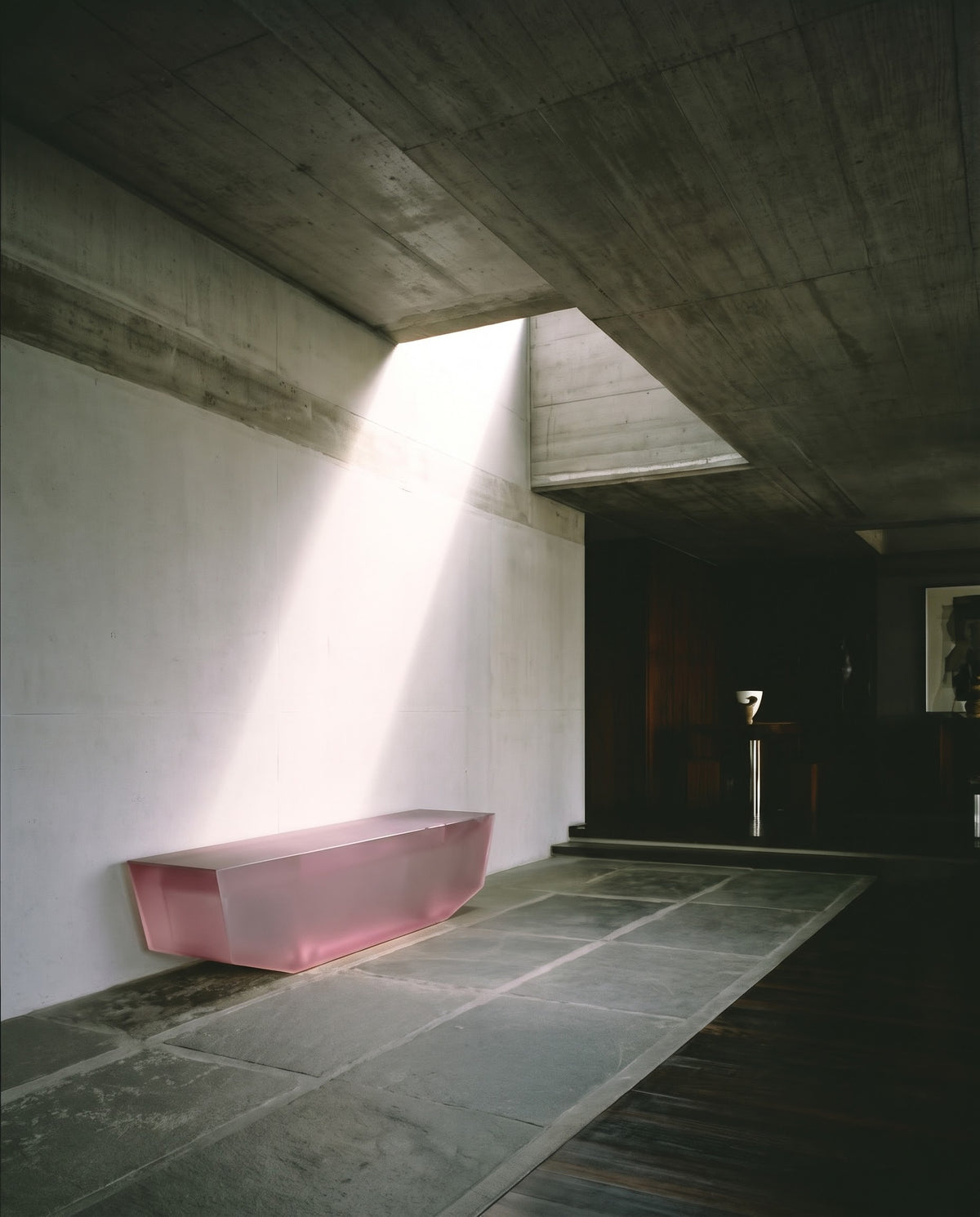 Pink table console