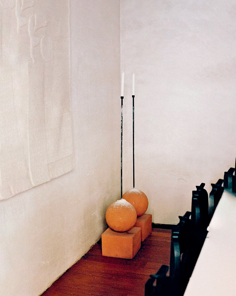 Terracotta Candle Holder