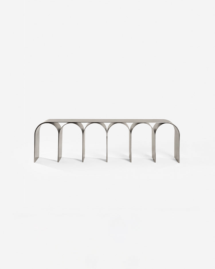 Bench Polished Aluminium