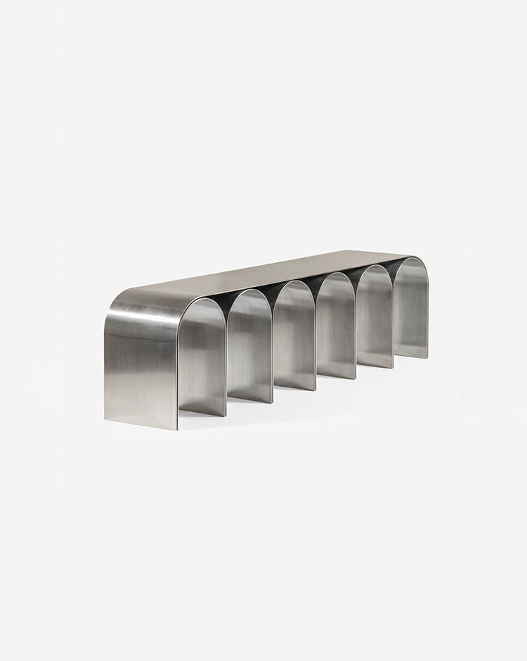 Bench Polished Aluminium
