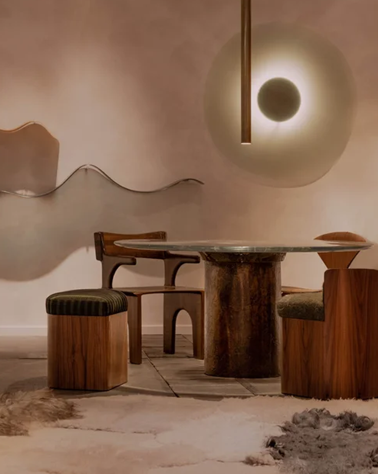 Liquid Bronze Dining Table
