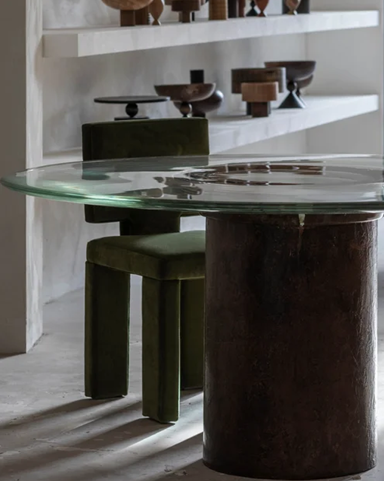 Liquid Bronze Dining Table