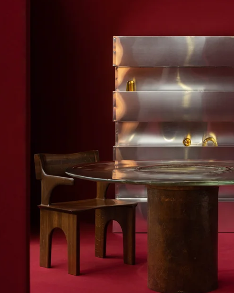 Liquid Bronze Dining Table