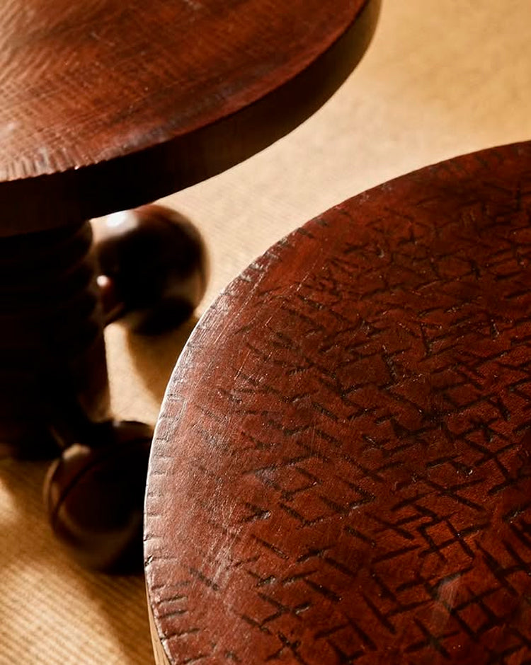 Sculptural side table