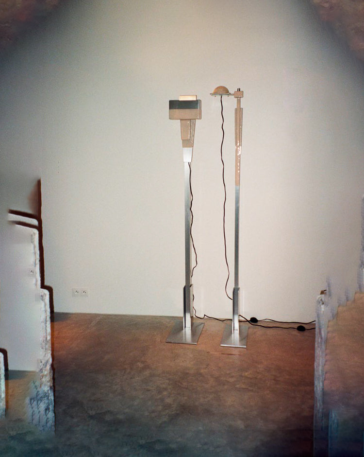 Re-assembled floor lamps