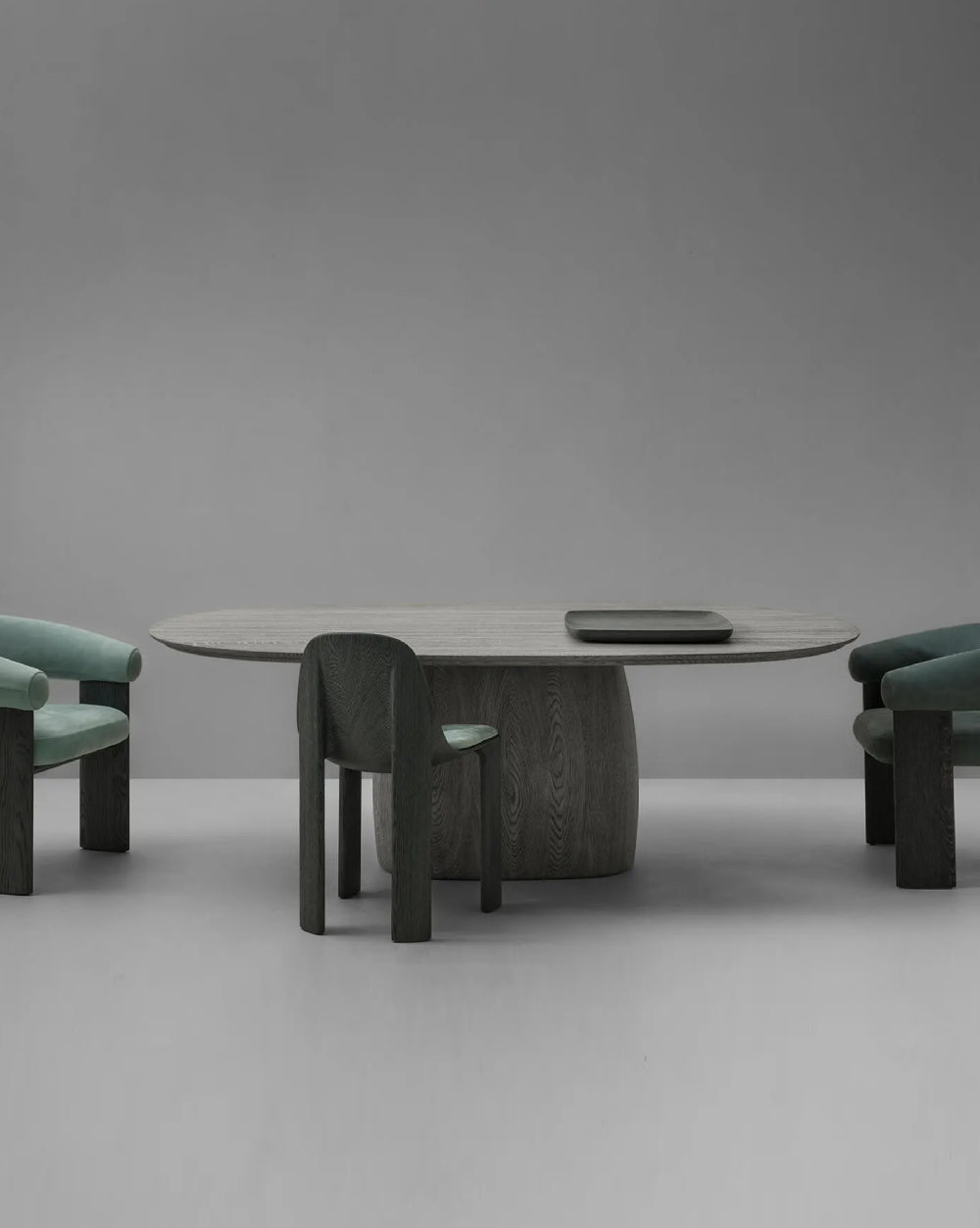 Barrel Dining Table Oval