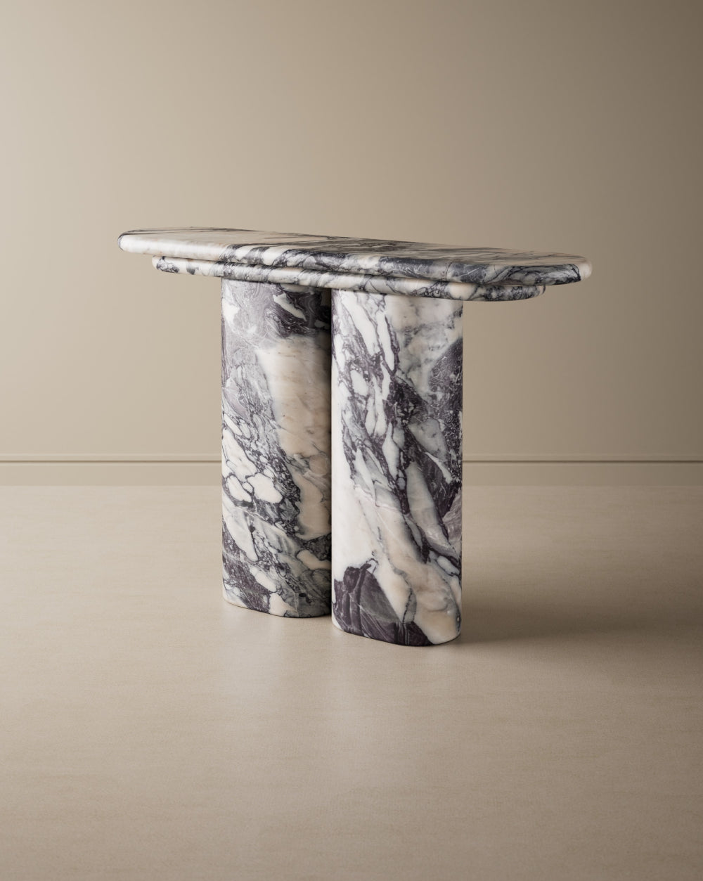 Element Side Table - Portuguese Calacatta Viola