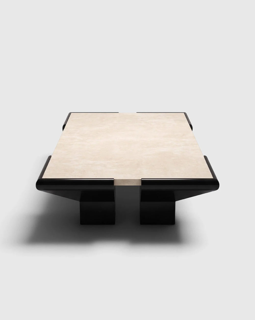 Anour Black Wood And Travertine