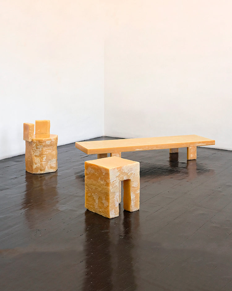 Sacral Geometry Stool / Side Table 2