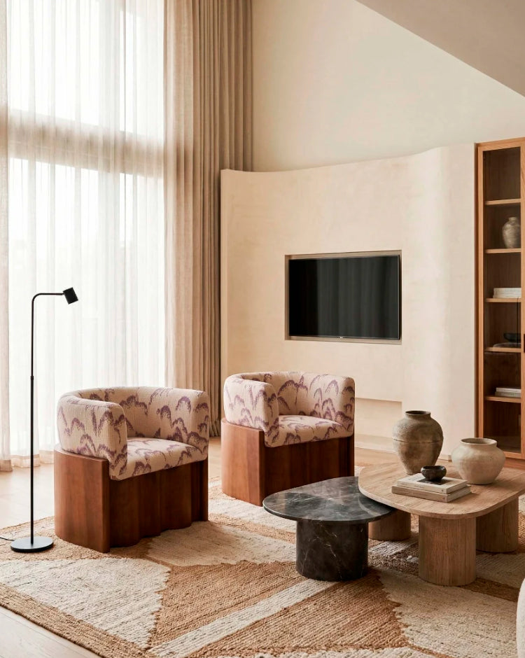 Armchair Plisse Stone