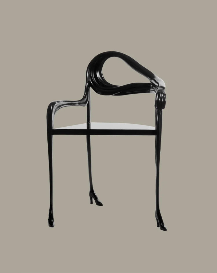 Leda Sculptural Chair Black Label