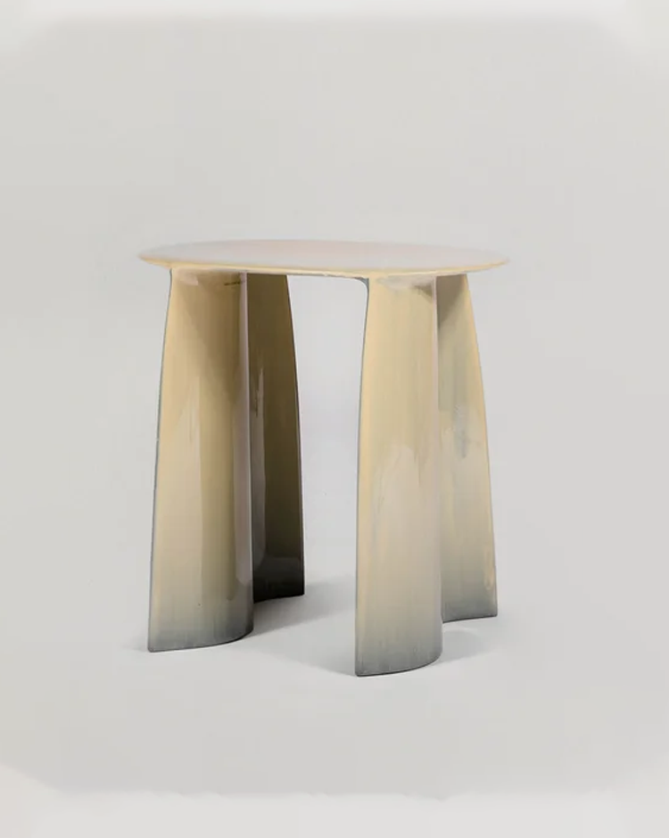 Stool Glazed