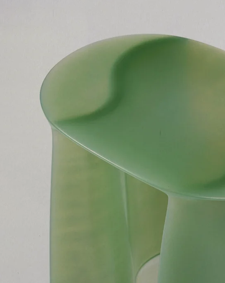 Stool Glazed