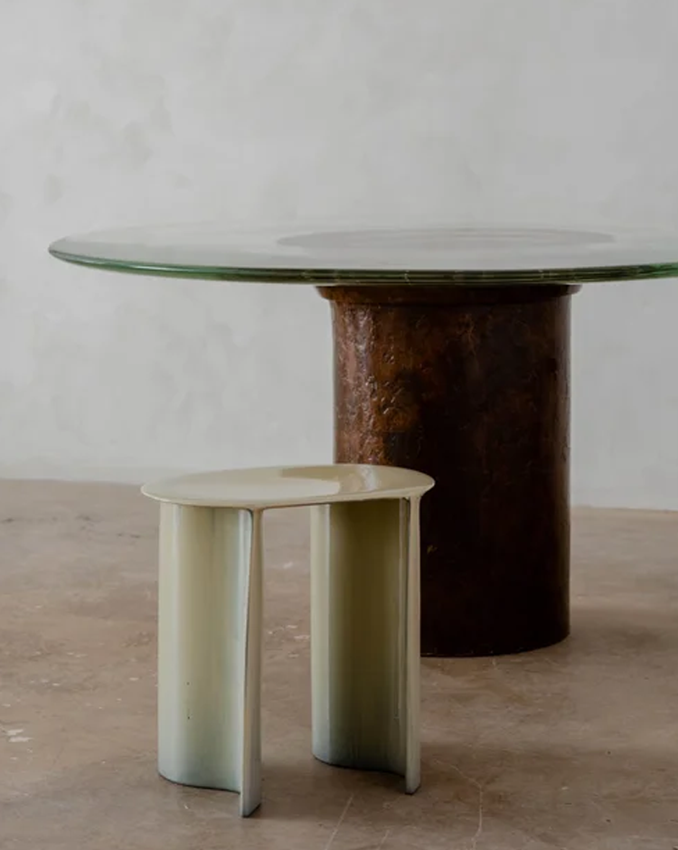 Stool Glazed