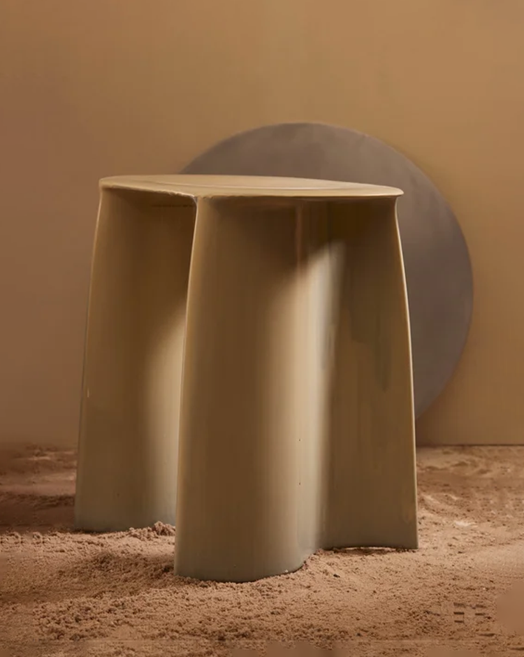 Stool Glazed