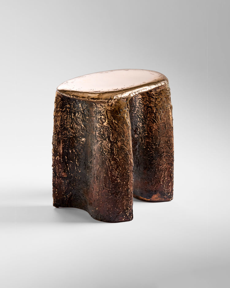 New wave stool bronze