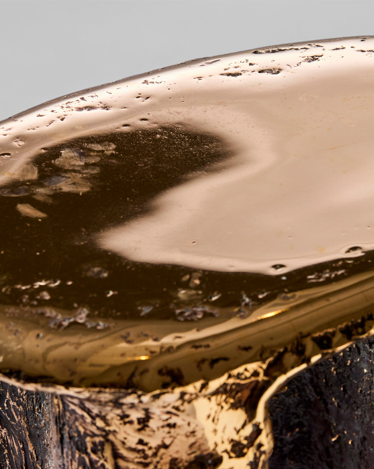 New wave stool bronze